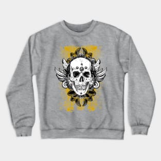 Grunge Skull Crewneck Sweatshirt